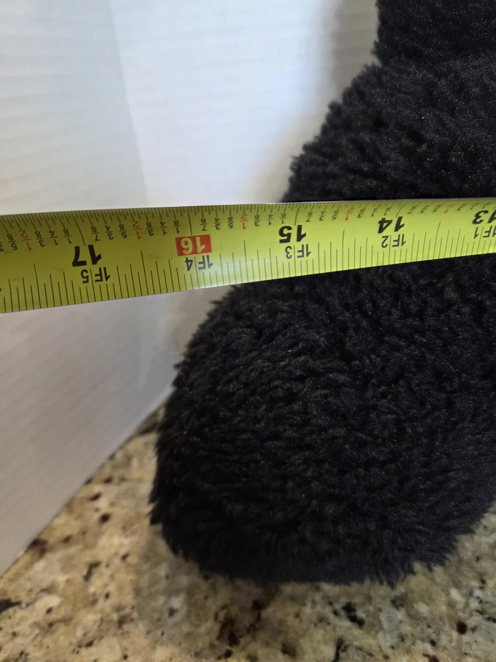 Pottery Barn Cozy Teddy Faux Fur Jolly Scottie Dog Puppy Collar Pillow Black